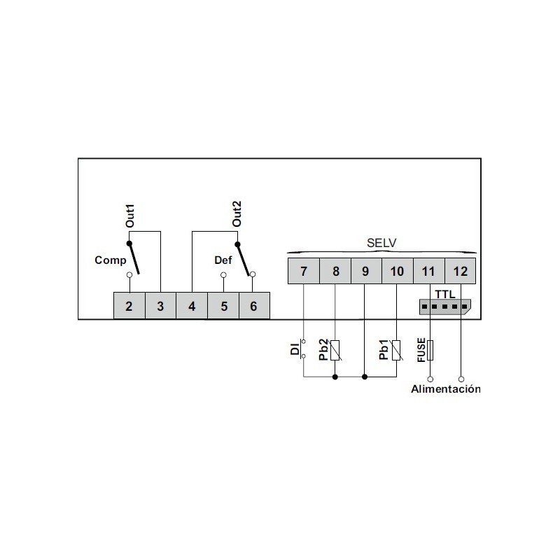 IDNext 971 P 2Hp/8 12Vac/dc BUZ AIR -HC