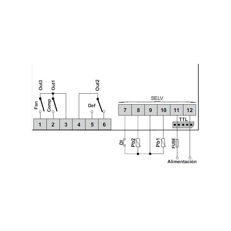IDNext 974 P 2Hp/8/5 12Vac/dc BUZ AIR -HC